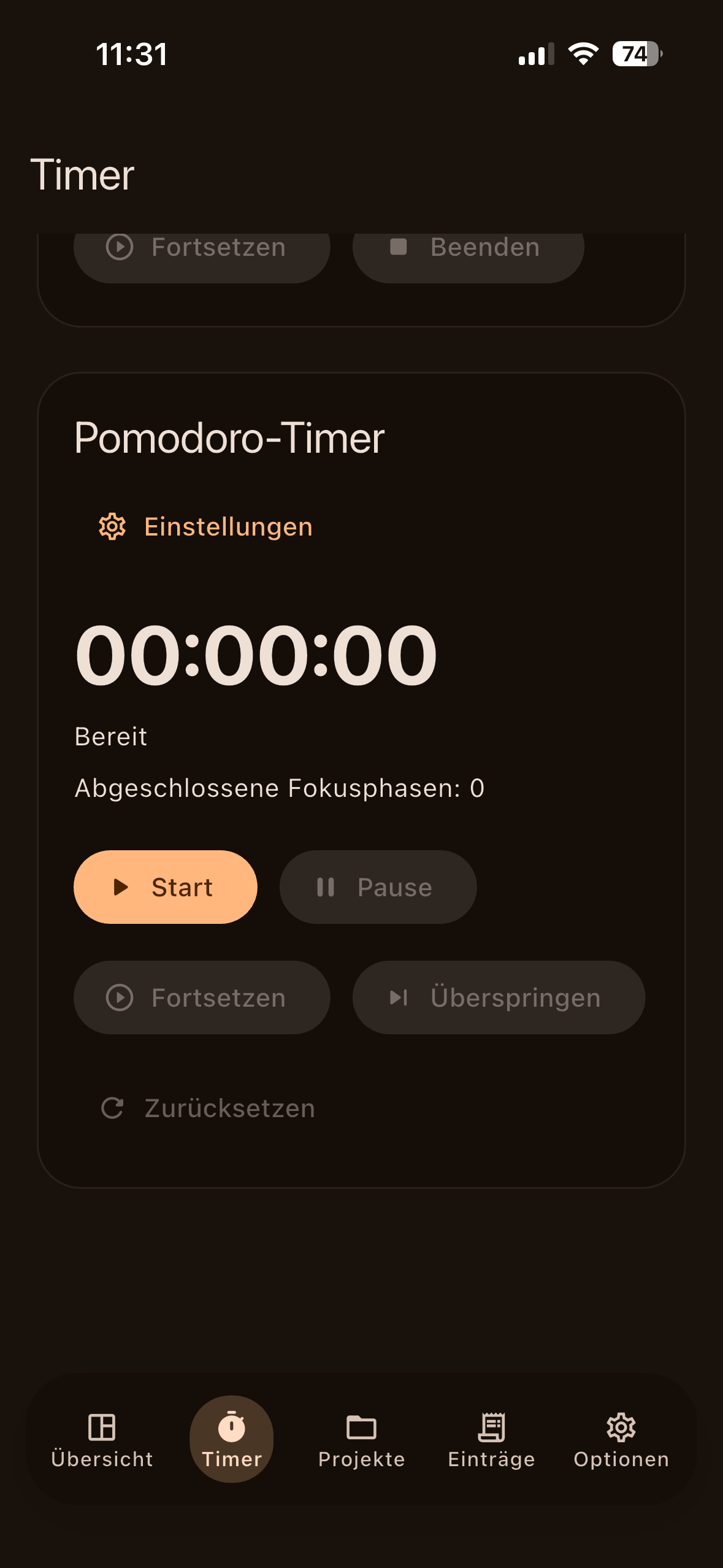 TimeYourLife: Pomodoro Timer