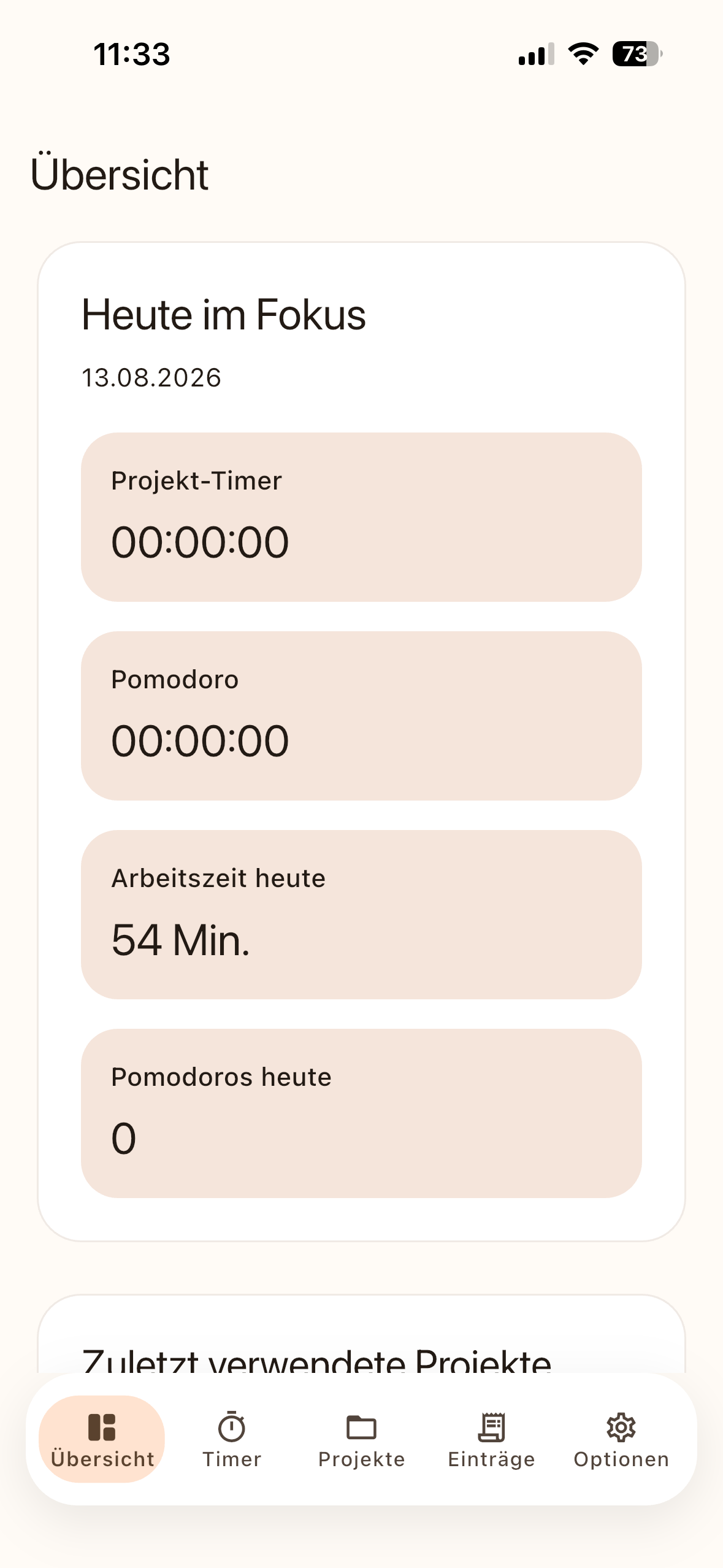 TimeYourLife: Overview